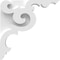 Ekena Millwork Benson Architectural Grade PVC Corbel, 1 7/8"W X 10"D X 10"H CORP01X10X10BE - alternate 2